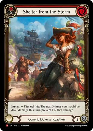 Image of Shelter from the Storm (Extended Art) [HNT222] (The Hunted)  Rainbow Foil