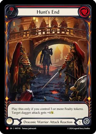 Image of Hunt's End (Extended Art) [HNT101] (The Hunted)  Rainbow Foil