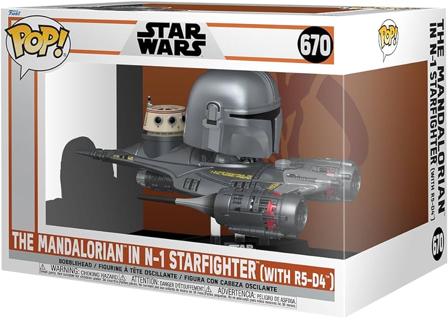 Image of The Mandalorian in N-1 Starfighter with R5-D4 (The Mandalorian) #670