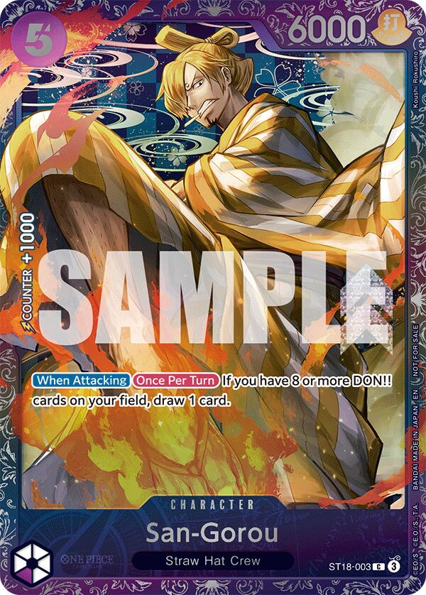 Image of San-Gorou (Treasure Cup 2025) [One Piece Promotion Cards]