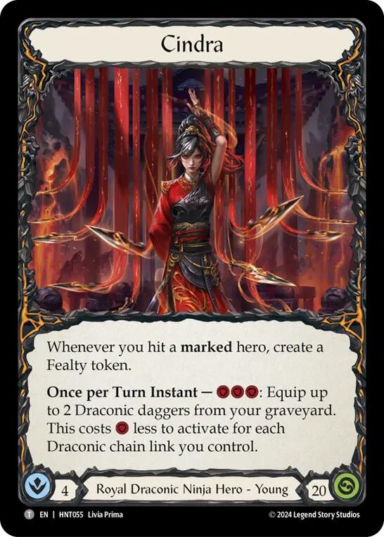 Image of Arakni, Web of Deceit // Cindra [HNT002//HNT055] (The Hunted)