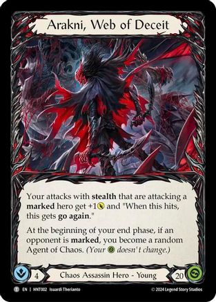 Image of Arakni, Web of Deceit // Cindra [HNT002//HNT055] (The Hunted)
