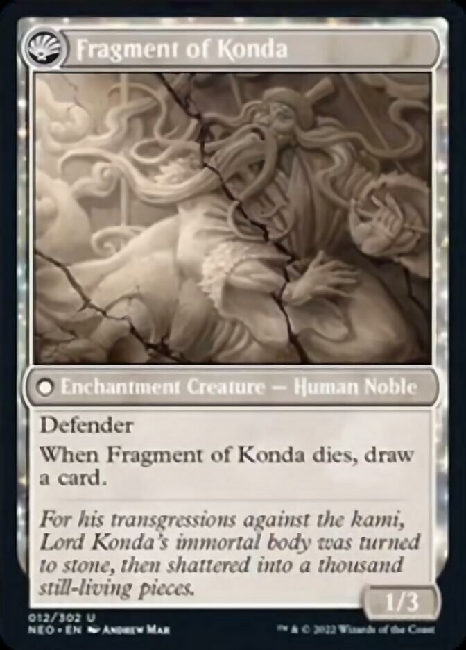 Image of The Fall of Lord Konda // Fragment of Konda [Kamigawa: Neon Dynasty]