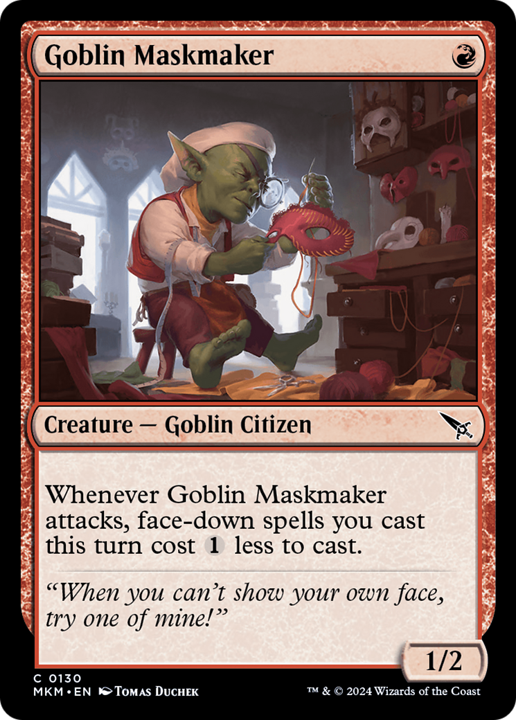 Image of Goblin Maskmaker [Murders at Karlov Manor]