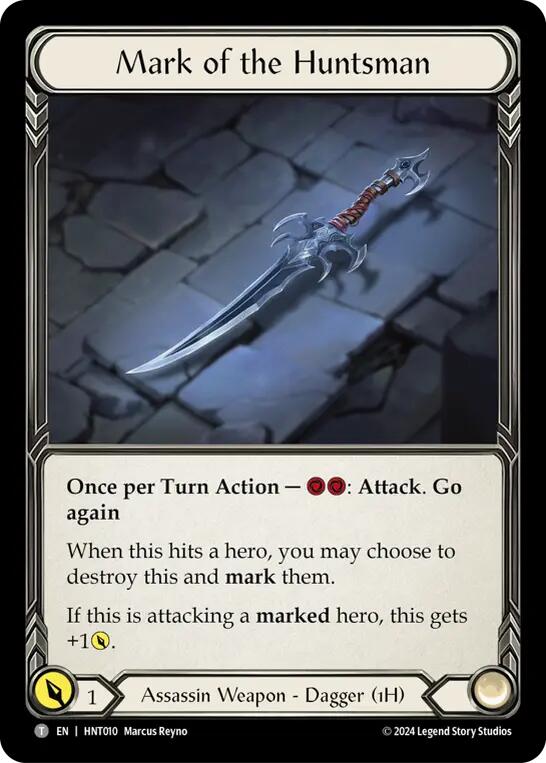Image of Mark of the Huntsman // Kunai of Retribution [HNT010//HNT056] (The Hunted)