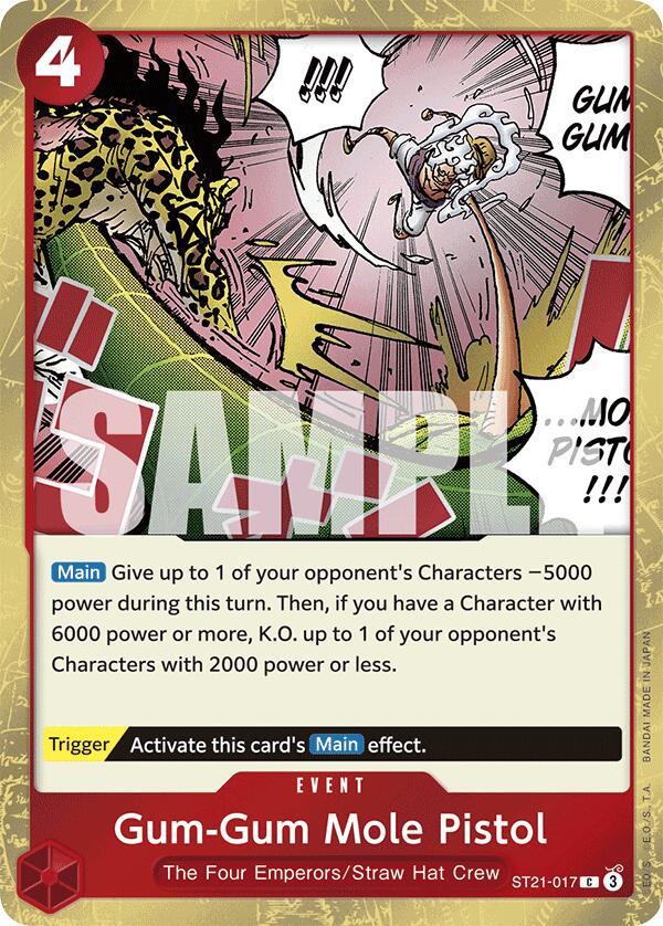 Image of Gum-Gum Mole Pistol [Starter Deck EX: Gear 5]
