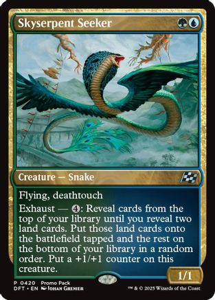 Image of Skyserpent Seeker (Promo Pack) [Aetherdrift Promos]