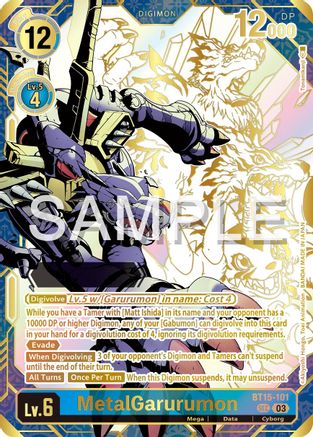 Image of MetalGarurumon [BT15-101] [Release Special Booster Ver.2.5]