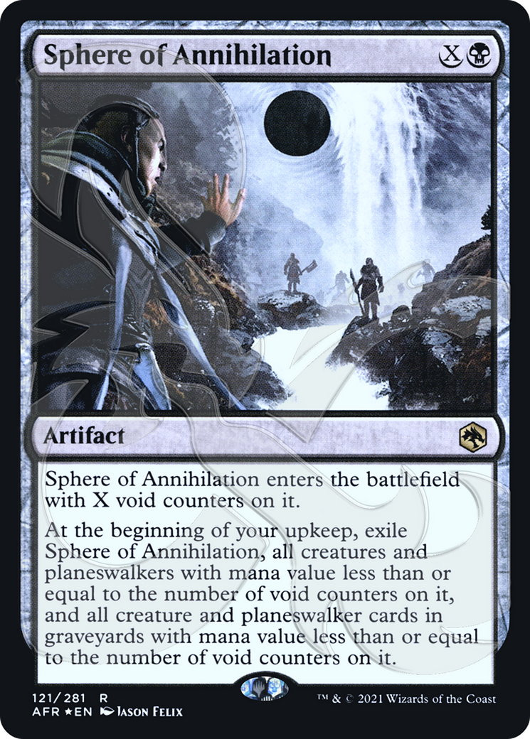Image of Sphere of Annihilation (Ampersand Promo) [Dungeons & Dragons: Adventures in the Forgotten Realms Promos]