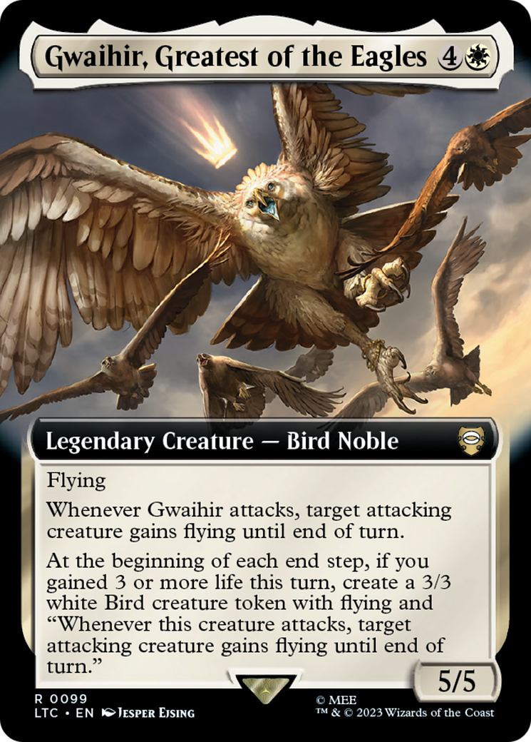 Image of Gwaihir, Greatest of the Eagles (Extended Art) (LTC-099) - Tales of Middle-earth Commander: (Extended Art) Foil