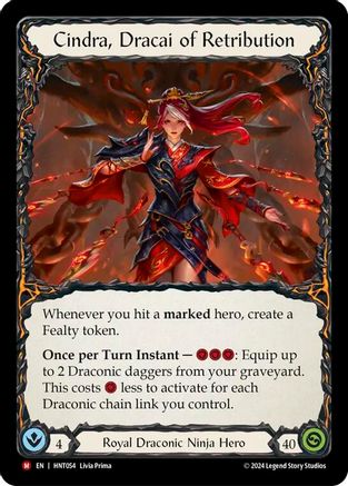Image of Cindra, Dracai of Retribution [HNT054] (The Hunted)
