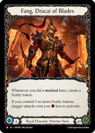 Image of Fang, Dracai of Blades [HNT098] (The Hunted)