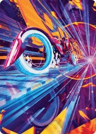 Image of Spotcycle Scouter Art Card [Aetherdrift Art Series]