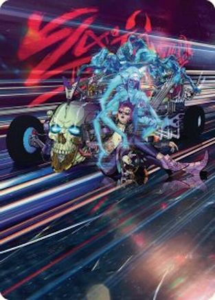 Image of Midnight Mangler Art Card [Aetherdrift Art Series]