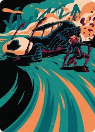 Image of Carrion Cruiser Art Card [Aetherdrift Art Series]