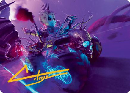 Image of Pactdoll Terror Art Card (Gold-Stamped Signature) [Aetherdrift Art Series]