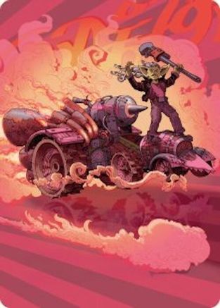 Image of Burner Rocket Art Card [Aetherdrift Art Series]