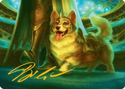 Image of District Mascot Art Card (30/54) (Gold-Stamped Signature) [Aetherdrift Art Series]