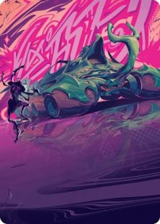 Image of Earthrumbler Art Card [Aetherdrift Art Series]