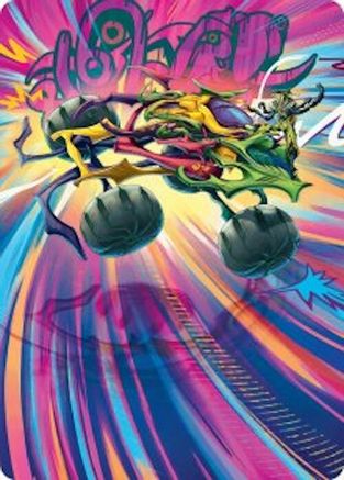 Image of Thunderous Velocipede Art Card [Aetherdrift Art Series]