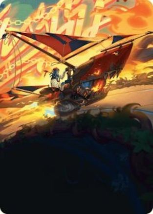 Image of Boosted Sloop Art Card [Aetherdrift Art Series]