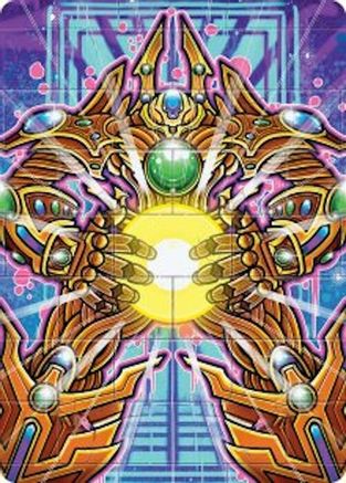 Image of Brightglass Gearhulk Art Card [Aetherdrift Art Series]