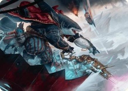 Image of Captain Howler, Sea Scourge Art Card (16/54) [Aetherdrift Art Series]