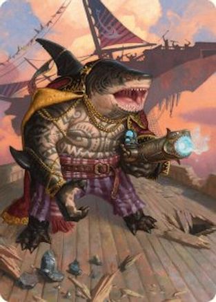 Image of Captain Howler, Sea Scourge Art Card (4/54) [Aetherdrift Art Series]