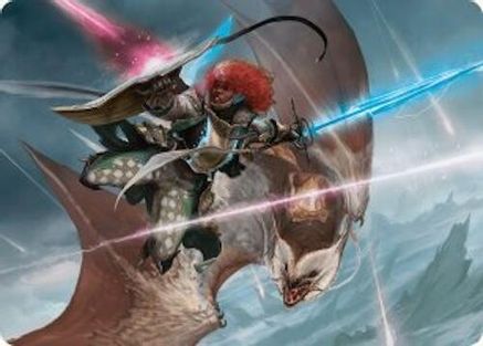 Image of Caradora, Heart of Alacria Art Card (14/54) [Aetherdrift Art Series]