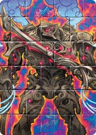 Image of Coalstoke Gearhulk Art Card [Aetherdrift Art Series]