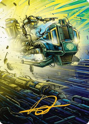 Image of Guidelight Pathmaker Art Card (Gold-Stamped Signature) [Aetherdrift Art Series]
