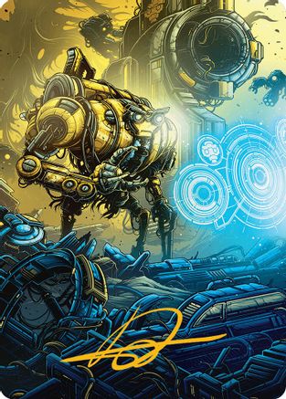 Image of Mendicant Core, Guidelight Art Card (1/54) (Gold-Stamped Signature) [Aetherdrift Art Series]