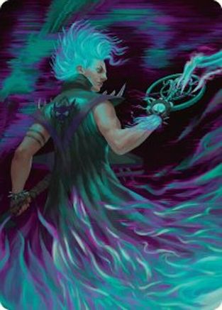 Image of Winter, Cursed Rider Art Card [Aetherdrift Art Series]
