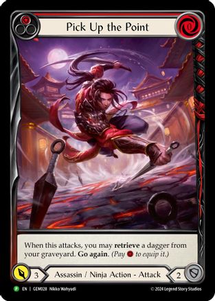 Image of Pick Up the Point (Red) [GEM028] (GEM Pack 1)  Rainbow Foil