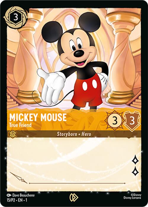 Image of Mickey Mouse - True Friend (15) [Promo Cards]