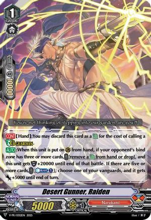 Image of Desert Gunner, Raiden (V-PR/0312EN) [V Promo Cards]