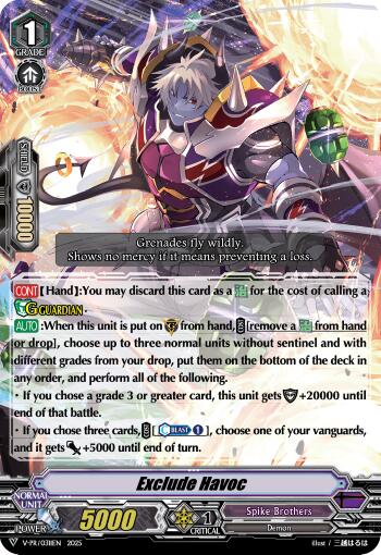 Image of Exclude Havoc (V-PR/0311EN) [V Promo Cards]