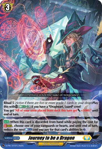 Image of Journey to be a Dragon (D-PR/727EN) [D Promo Cards]