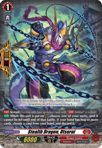 Image of Stealth Dragon, Utsuroi (D-PR/729EN) [D Promo Cards]