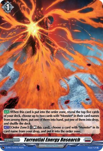 Image of Torrential Energy Research (Foil) (D-PR/734EN) [D Promo Cards]
