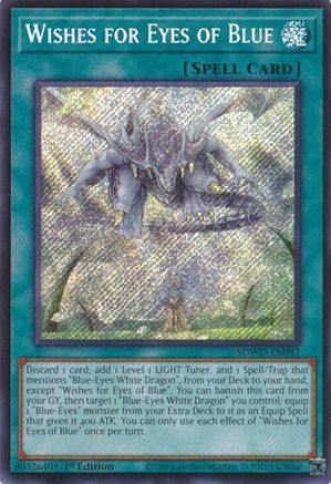 Image of Wishes for Eyes of Blue (Secret Rare) [SDWD-EN042] Secret Rare