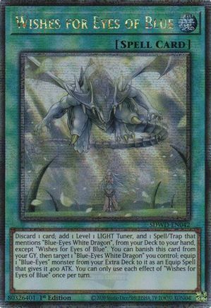 Image of Wishes for Eyes of Blue (Quarter Century Secret Rare) [SDWD-EN042] Quarter Century Secret Rare