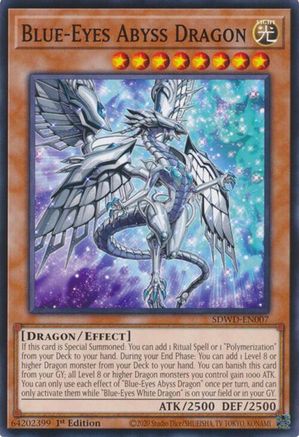 Image of Blue-Eyes Abyss Dragon [SDWD-EN007] Common