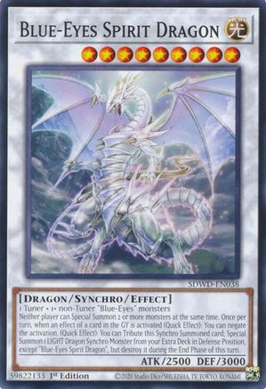 Image of Blue-Eyes Spirit Dragon [SDWD-EN038] Common