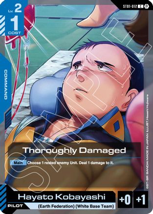 Image of Thoroughly Damaged (ST01-012) - Edition Beta