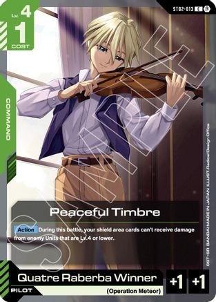 Image of Peaceful Timbre (ST02-013) - Edition Beta