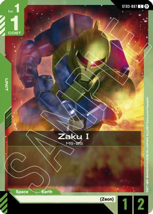 Image of Zaku I (ST03-007) - Edition Beta
