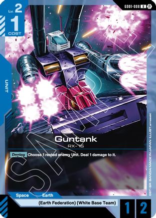 Image of Guntank (GD01-008) - Edition Beta