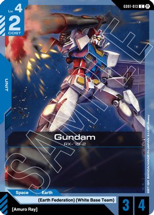 Image of Gundam (GD01-013) (GD01-013) - Edition Beta