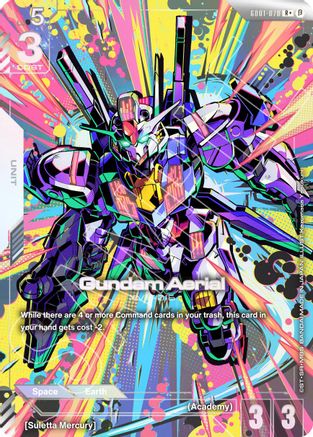 Image of Gundam Aerial (R+) (GD01-070) - Edition Beta Holofoil